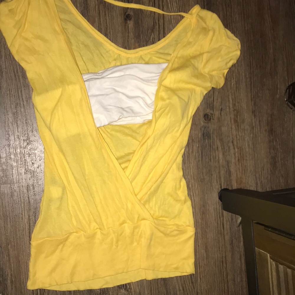 Victoria secret open back tee